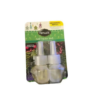 2 Packs Renuzit 1.34 Oz Nothern Pines 2 Count Universal Plug Refill Limited Edit